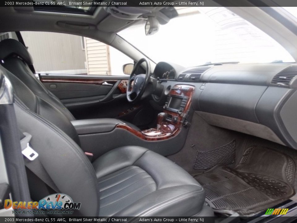 2003 Mercedes-Benz CL 55 AMG Brilliant Silver Metallic / Charcoal Photo #23