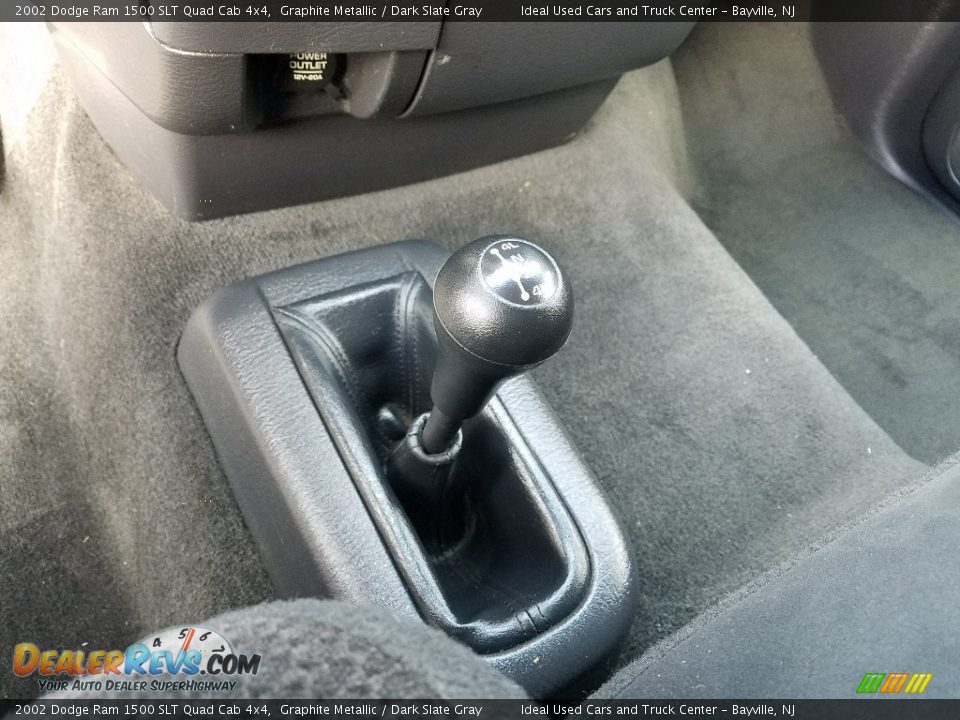 2002 Dodge Ram 1500 SLT Quad Cab 4x4 Graphite Metallic / Dark Slate Gray Photo #17