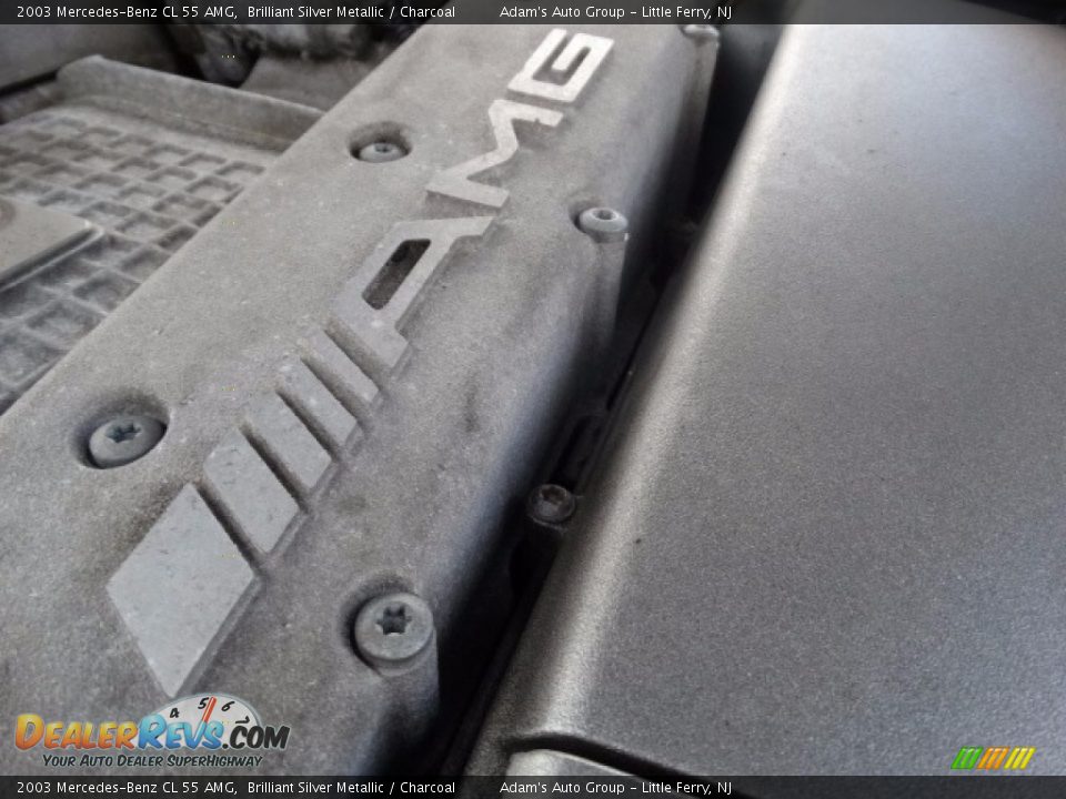 2003 Mercedes-Benz CL 55 AMG Brilliant Silver Metallic / Charcoal Photo #26