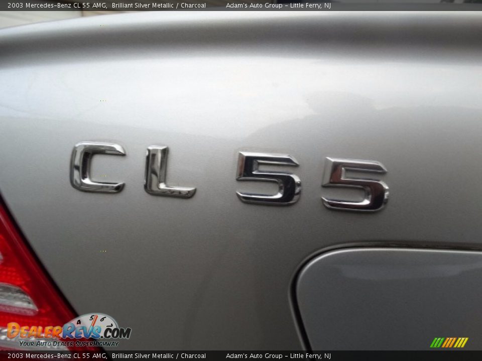 2003 Mercedes-Benz CL 55 AMG Brilliant Silver Metallic / Charcoal Photo #27