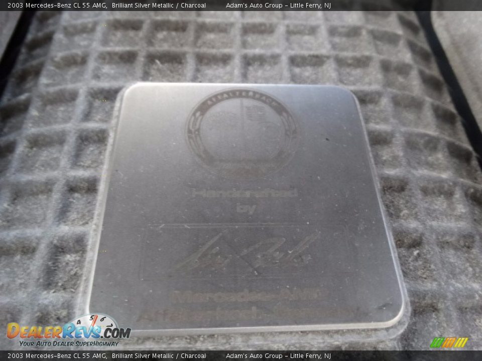 2003 Mercedes-Benz CL 55 AMG Brilliant Silver Metallic / Charcoal Photo #28