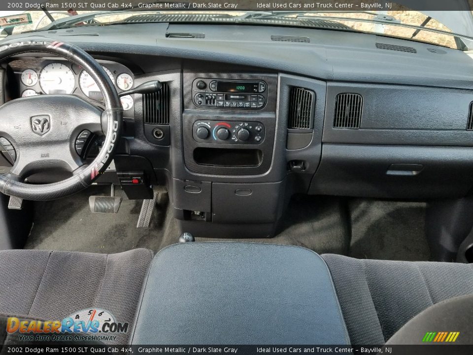 2002 Dodge Ram 1500 SLT Quad Cab 4x4 Graphite Metallic / Dark Slate Gray Photo #20