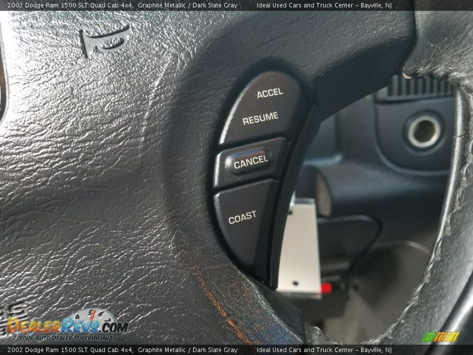2002 Dodge Ram 1500 SLT Quad Cab 4x4 Graphite Metallic / Dark Slate Gray Photo #21