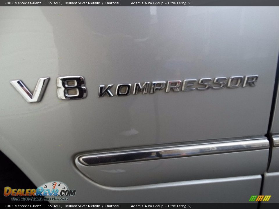 2003 Mercedes-Benz CL 55 AMG Brilliant Silver Metallic / Charcoal Photo #33