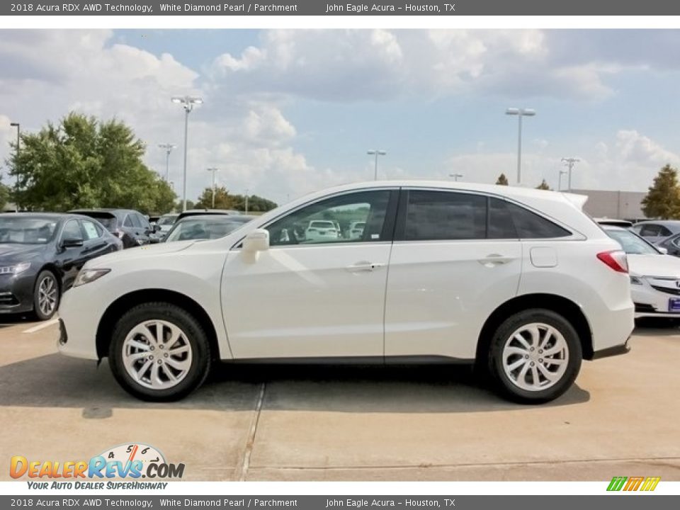 2018 Acura RDX AWD Technology White Diamond Pearl / Parchment Photo #4