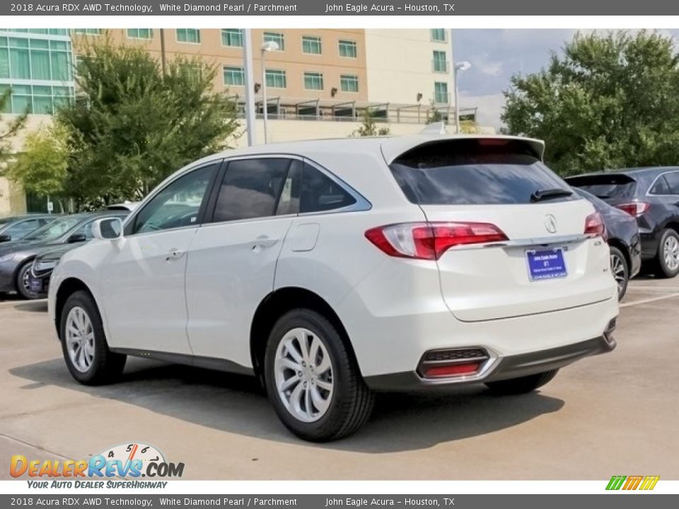 2018 Acura RDX AWD Technology White Diamond Pearl / Parchment Photo #5