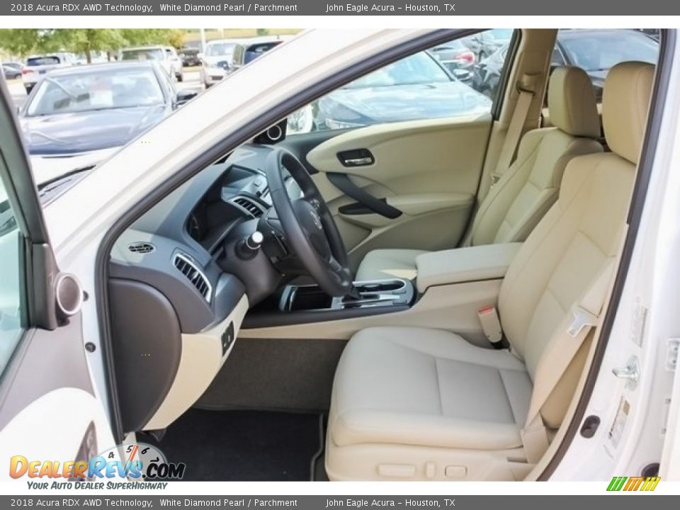 2018 Acura RDX AWD Technology White Diamond Pearl / Parchment Photo #11