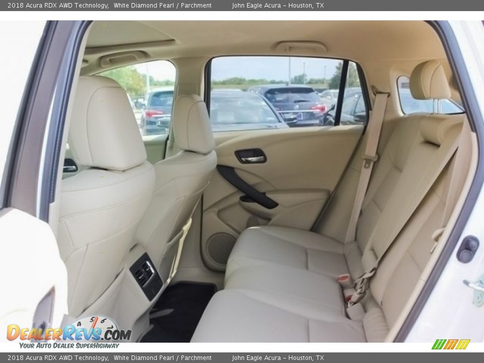 2018 Acura RDX AWD Technology White Diamond Pearl / Parchment Photo #13