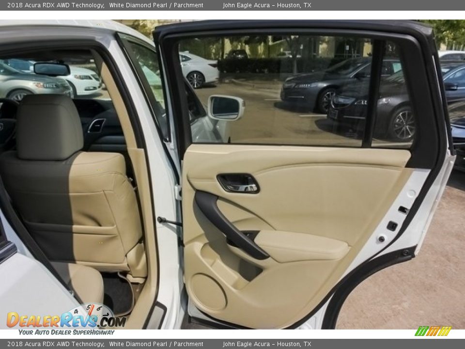 2018 Acura RDX AWD Technology White Diamond Pearl / Parchment Photo #16