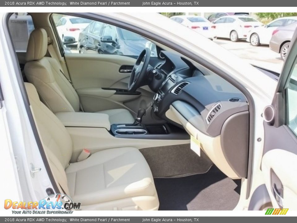 2018 Acura RDX AWD Technology White Diamond Pearl / Parchment Photo #19