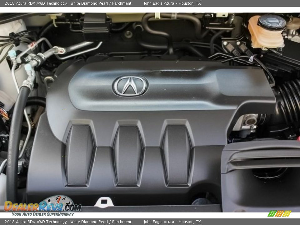 2018 Acura RDX AWD Technology White Diamond Pearl / Parchment Photo #20