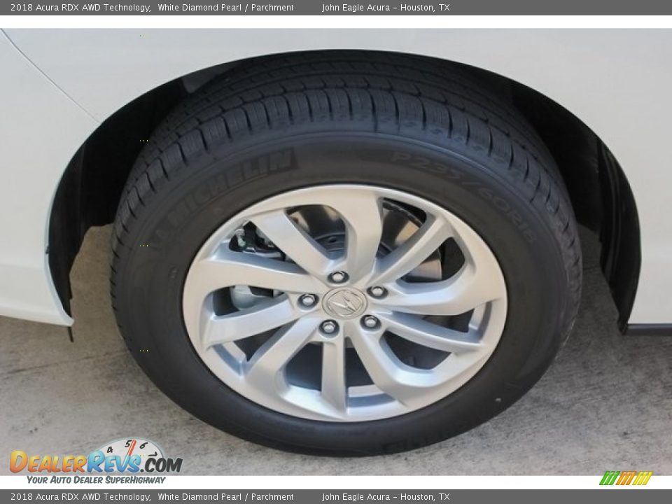2018 Acura RDX AWD Technology White Diamond Pearl / Parchment Photo #21