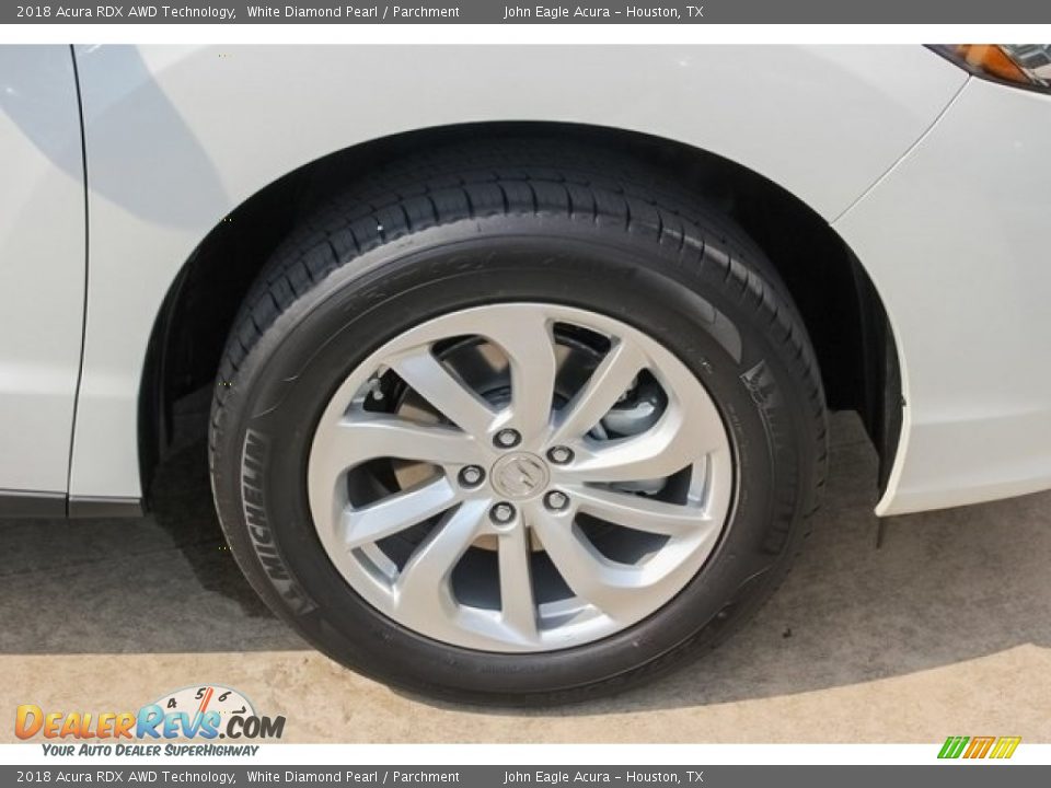 2018 Acura RDX AWD Technology White Diamond Pearl / Parchment Photo #24