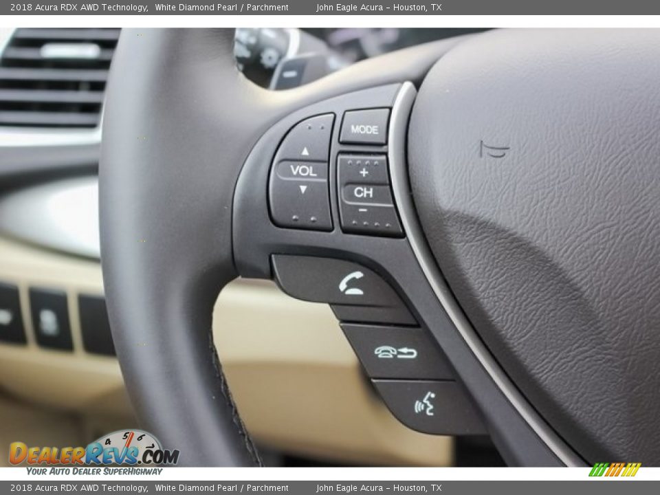 2018 Acura RDX AWD Technology White Diamond Pearl / Parchment Photo #31