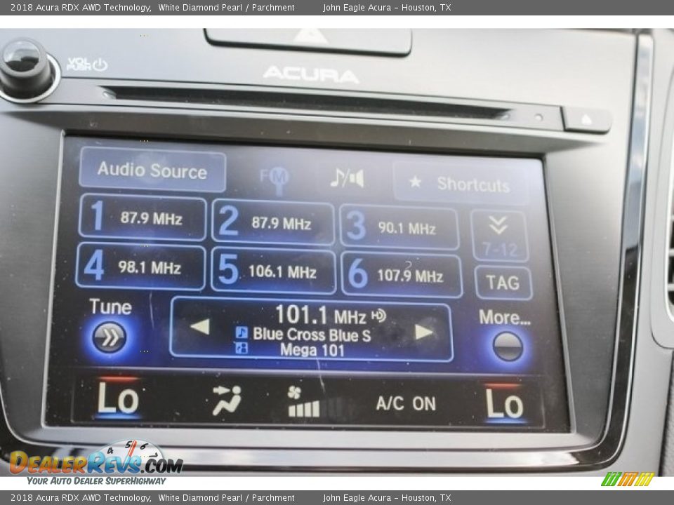 2018 Acura RDX AWD Technology White Diamond Pearl / Parchment Photo #35
