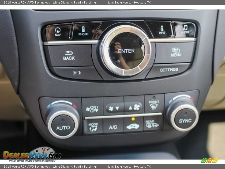 2018 Acura RDX AWD Technology White Diamond Pearl / Parchment Photo #36