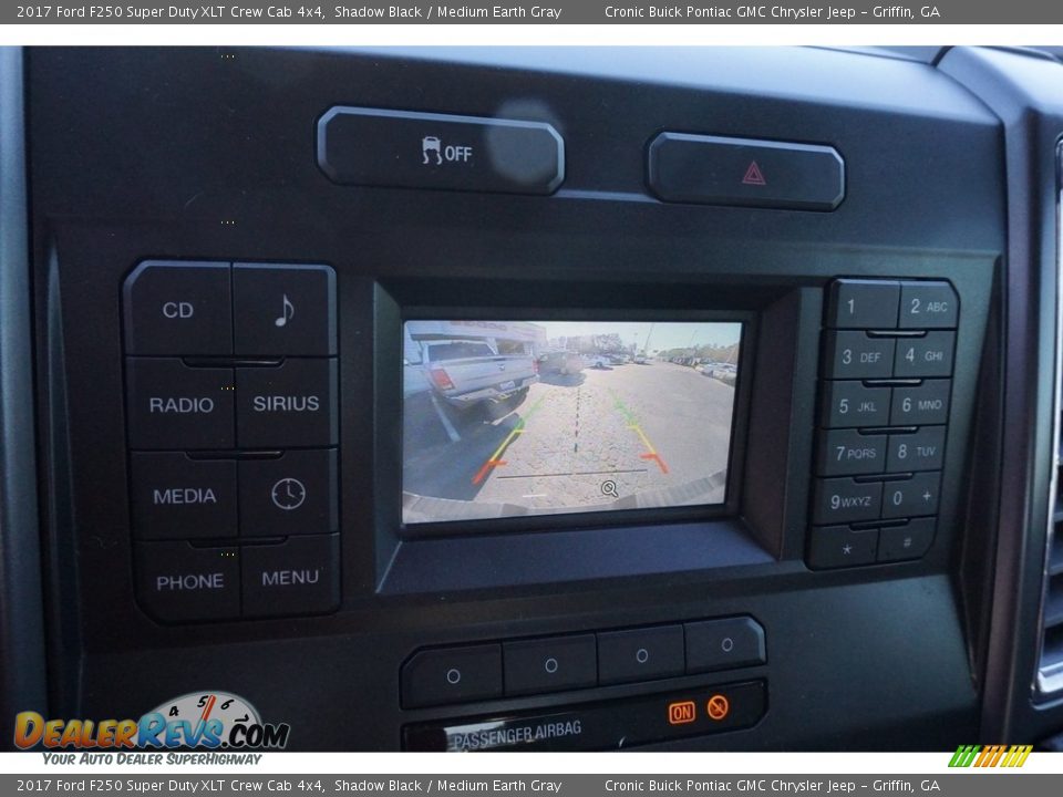2017 Ford F250 Super Duty XLT Crew Cab 4x4 Shadow Black / Medium Earth Gray Photo #21