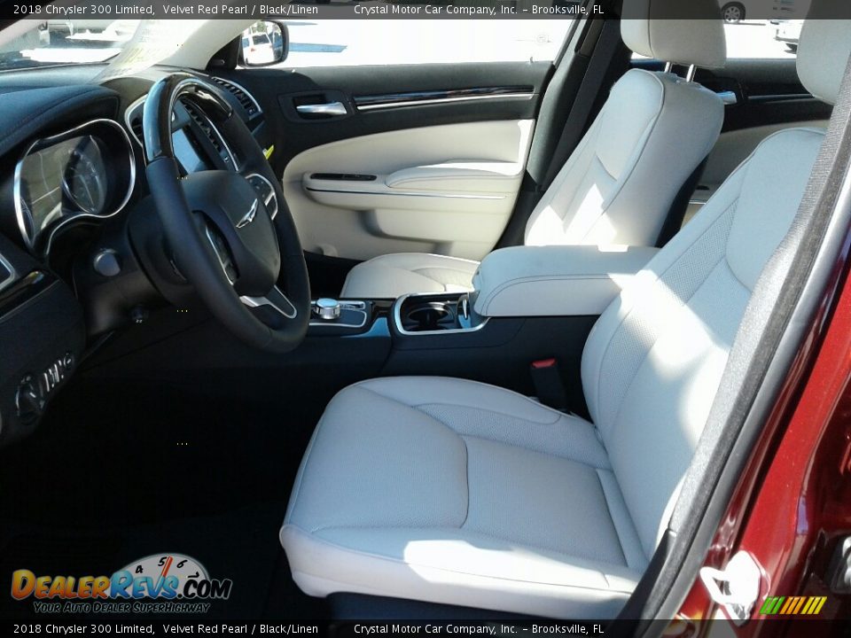 2018 Chrysler 300 Limited Velvet Red Pearl / Black/Linen Photo #8