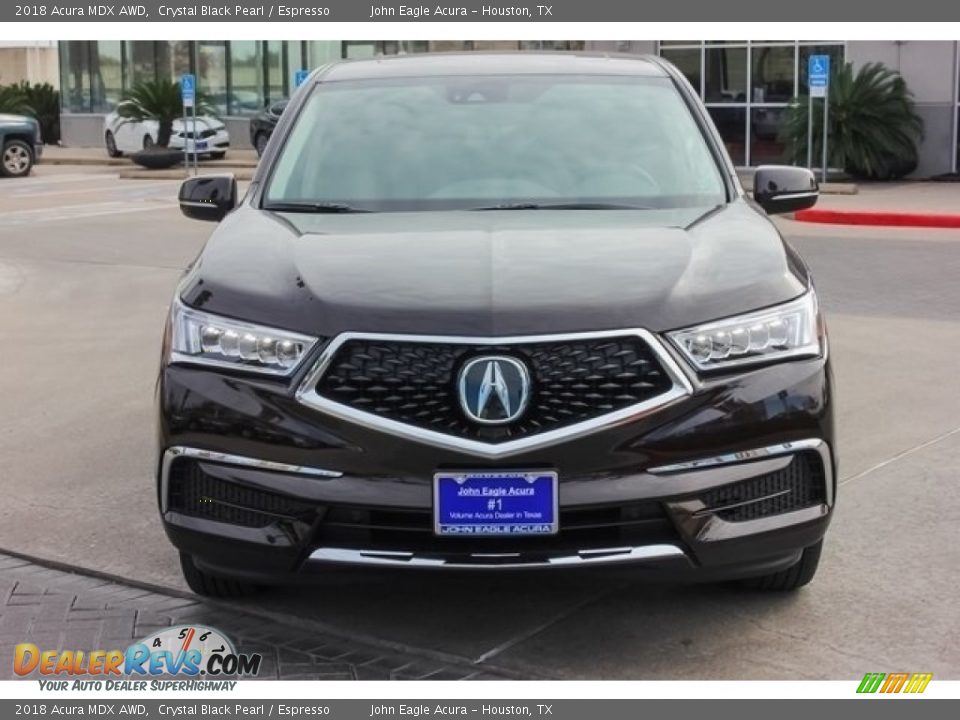 2018 Acura MDX AWD Crystal Black Pearl / Espresso Photo #2