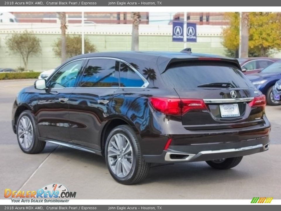 2018 Acura MDX AWD Crystal Black Pearl / Espresso Photo #5