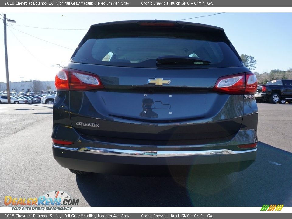 2018 Chevrolet Equinox LS Nightfall Gray Metallic / Medium Ash Gray Photo #5