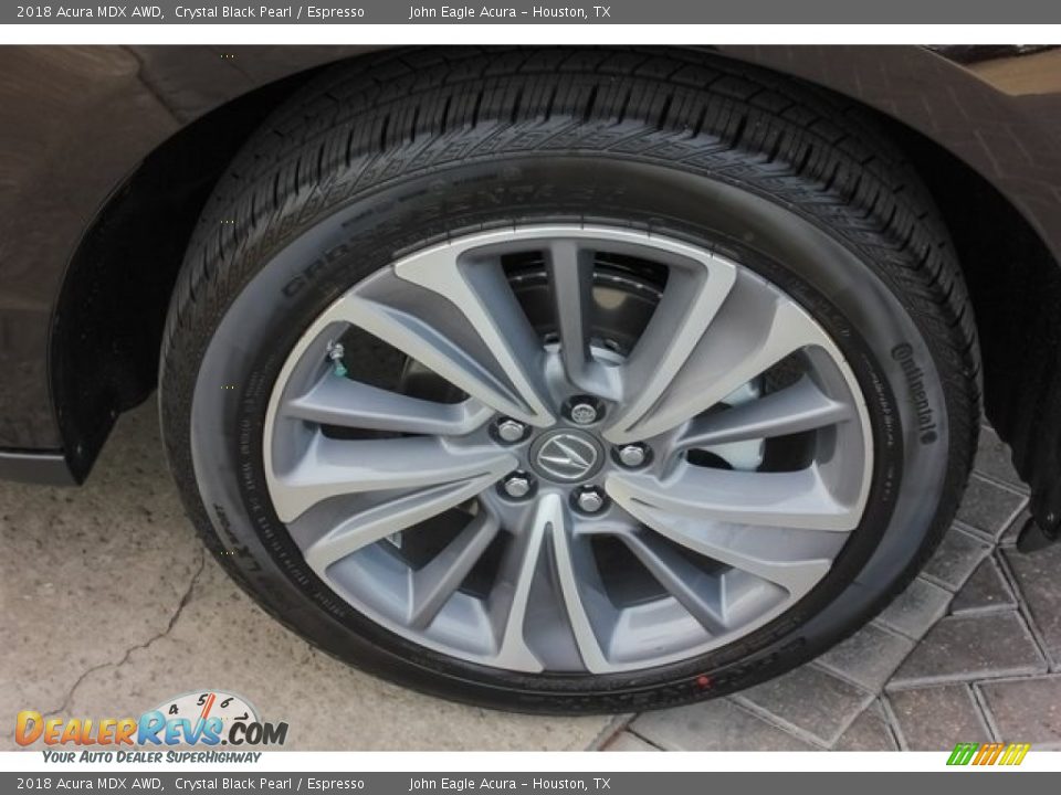 2018 Acura MDX AWD Crystal Black Pearl / Espresso Photo #11