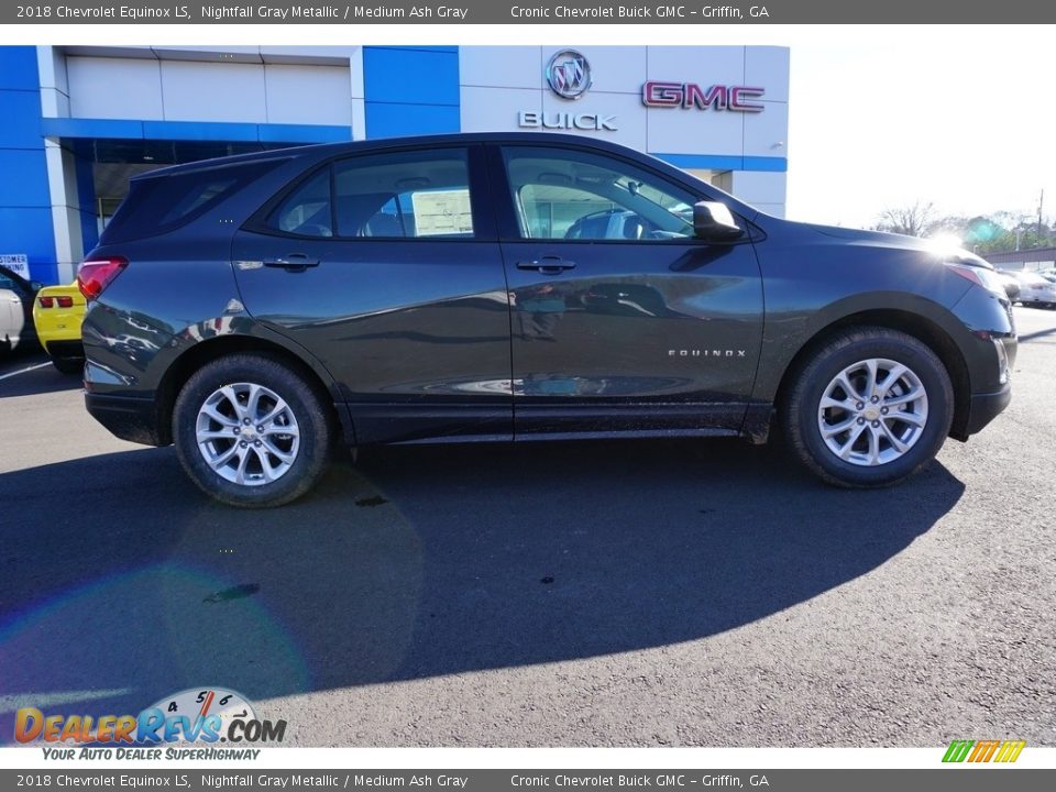 2018 Chevrolet Equinox LS Nightfall Gray Metallic / Medium Ash Gray Photo #7
