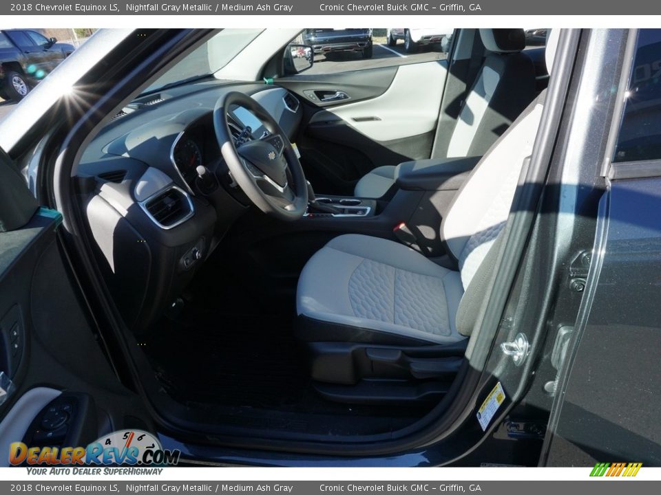 2018 Chevrolet Equinox LS Nightfall Gray Metallic / Medium Ash Gray Photo #8