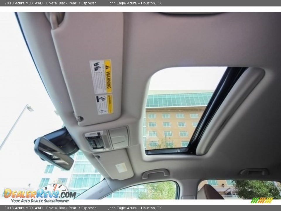 2018 Acura MDX AWD Crystal Black Pearl / Espresso Photo #15