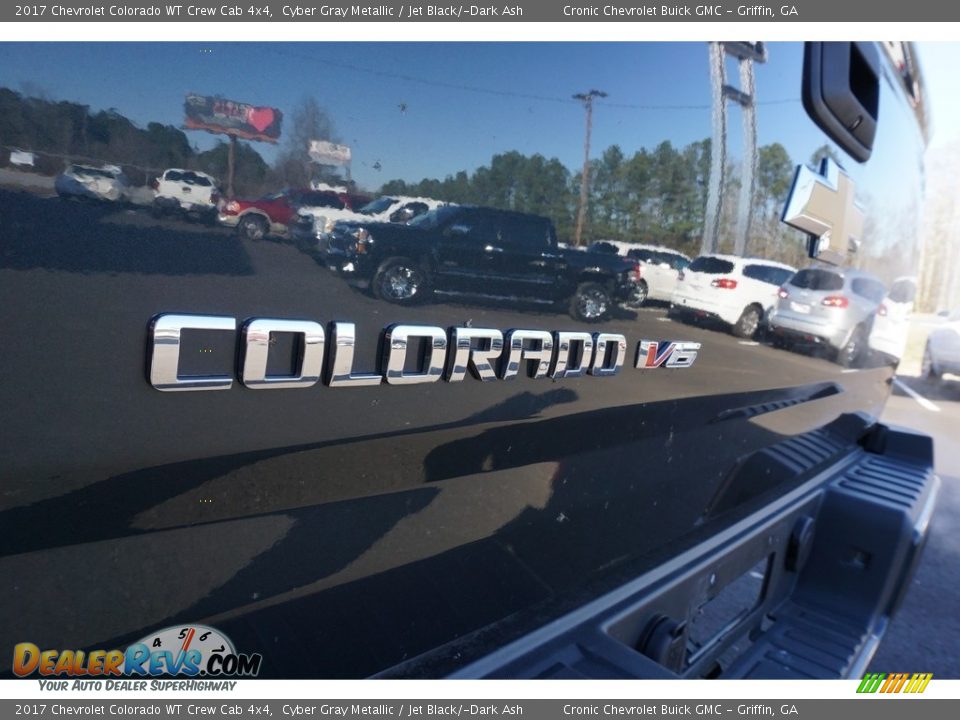 2017 Chevrolet Colorado WT Crew Cab 4x4 Cyber Gray Metallic / Jet Black/­Dark Ash Photo #12