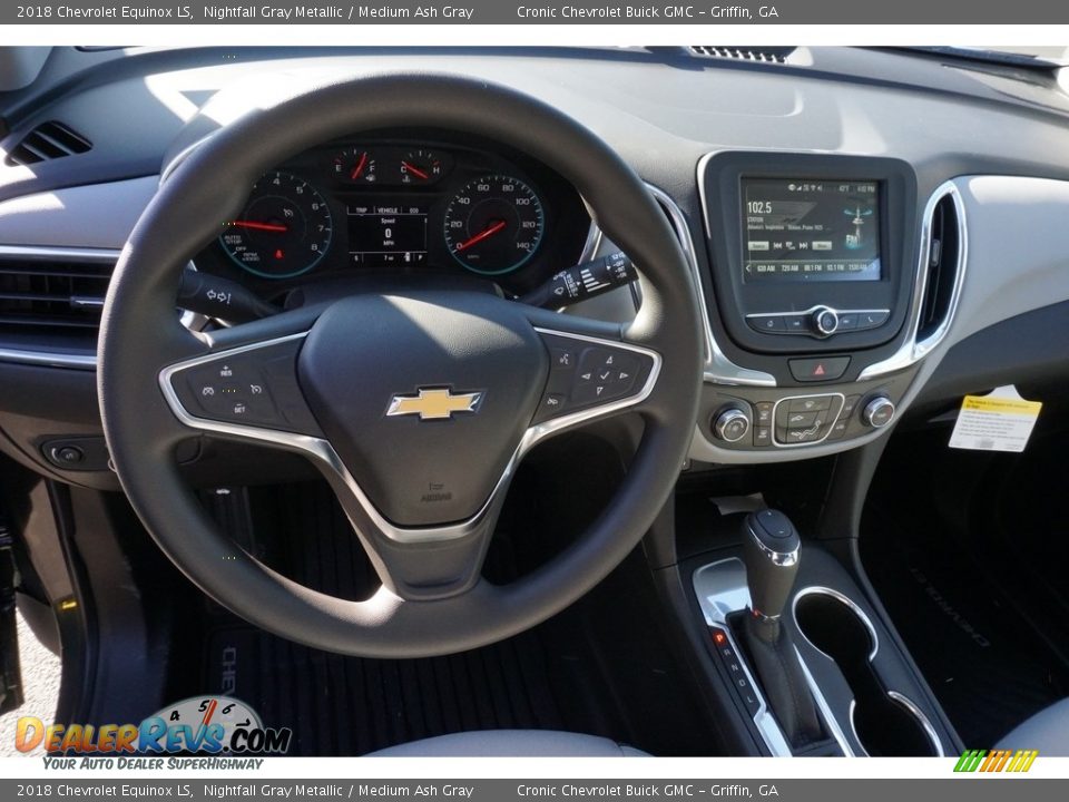2018 Chevrolet Equinox LS Nightfall Gray Metallic / Medium Ash Gray Photo #9