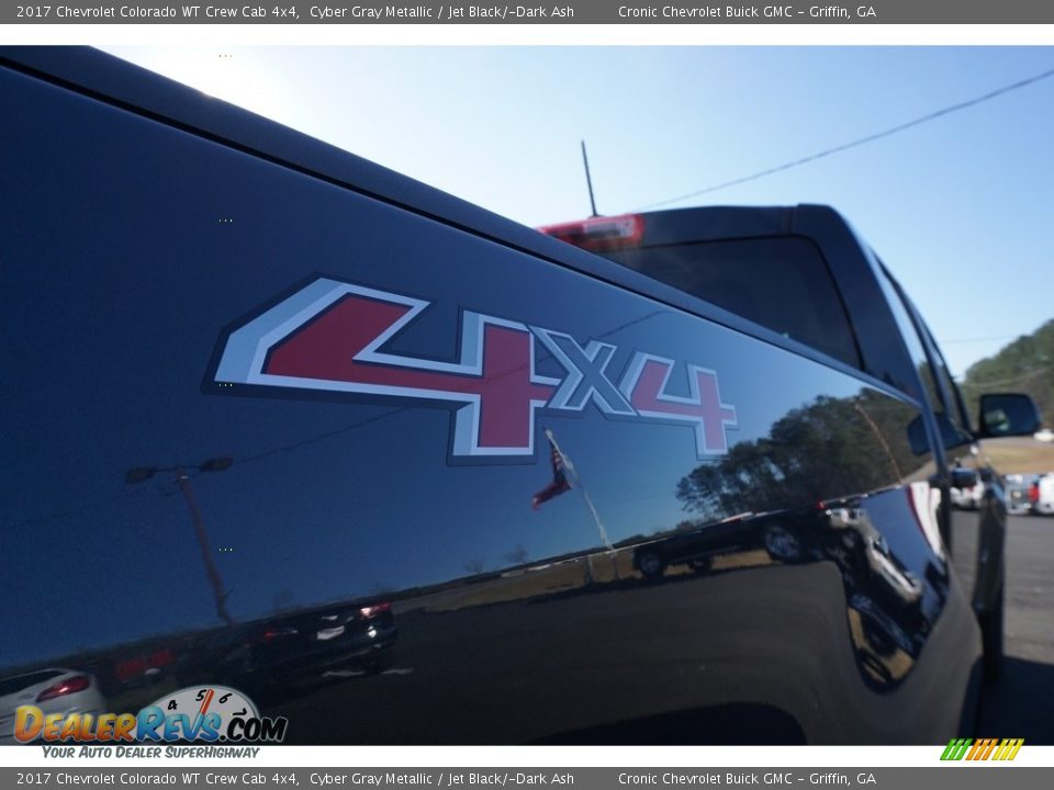 2017 Chevrolet Colorado WT Crew Cab 4x4 Cyber Gray Metallic / Jet Black/­Dark Ash Photo #13