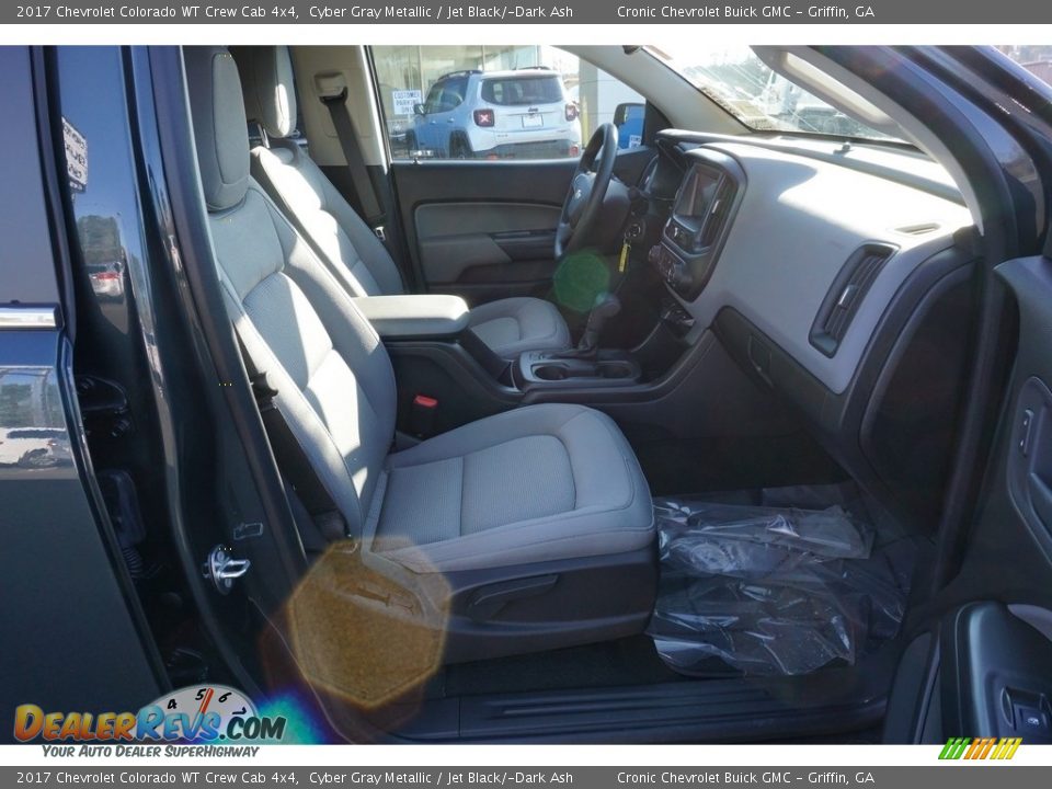 2017 Chevrolet Colorado WT Crew Cab 4x4 Cyber Gray Metallic / Jet Black/­Dark Ash Photo #14