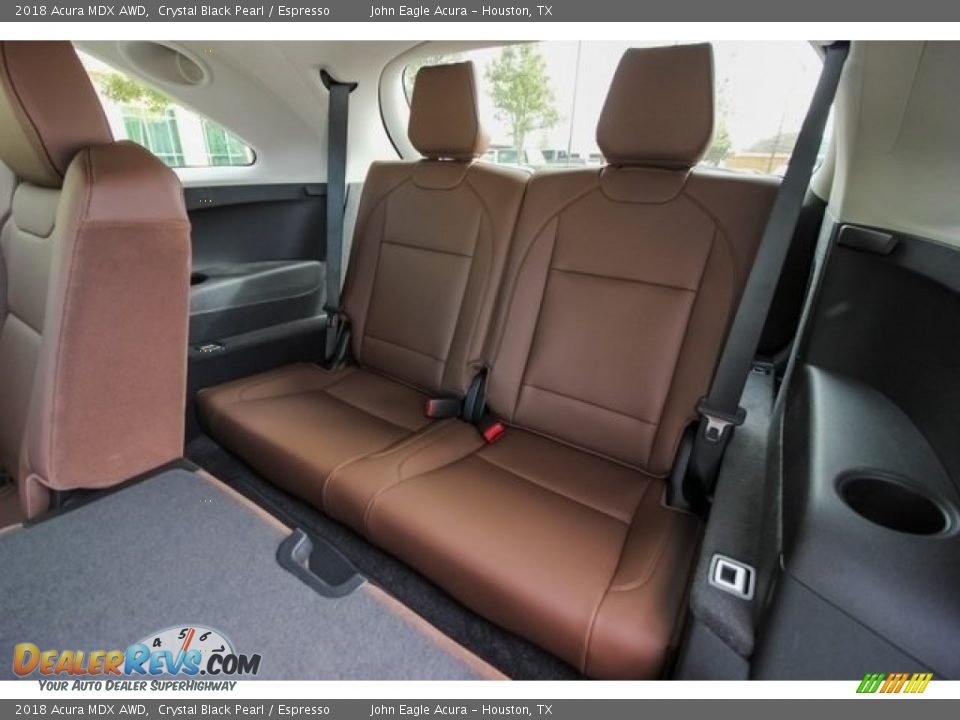 2018 Acura MDX AWD Crystal Black Pearl / Espresso Photo #19