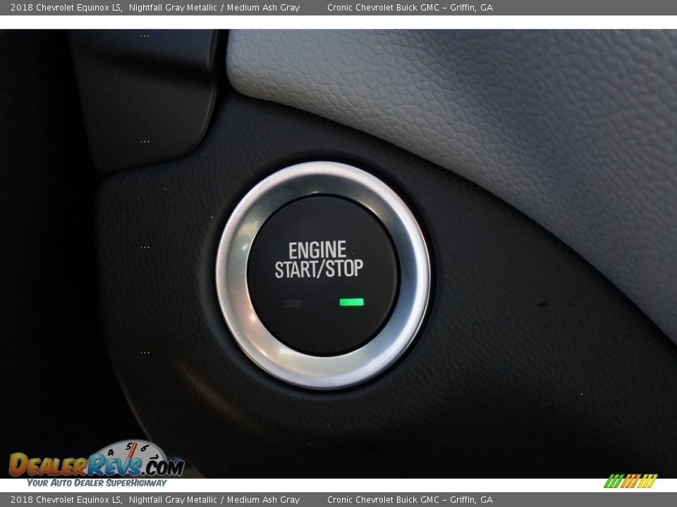 2018 Chevrolet Equinox LS Nightfall Gray Metallic / Medium Ash Gray Photo #12