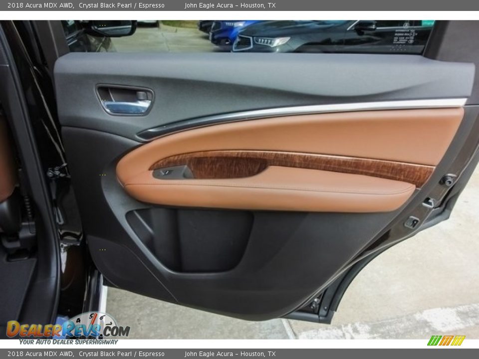 2018 Acura MDX AWD Crystal Black Pearl / Espresso Photo #21