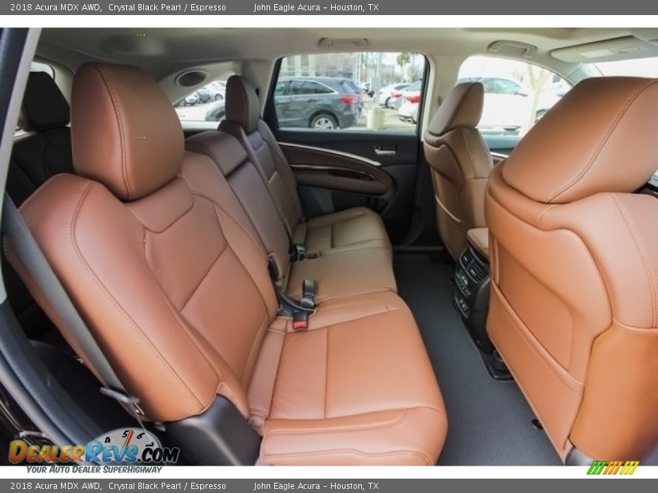 2018 Acura MDX AWD Crystal Black Pearl / Espresso Photo #22