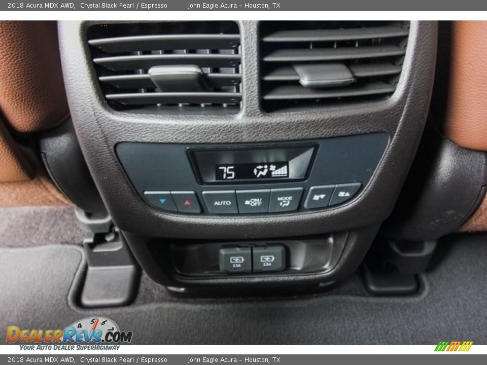 2018 Acura MDX AWD Crystal Black Pearl / Espresso Photo #26