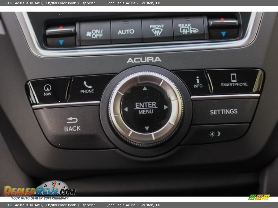 2018 Acura MDX AWD Crystal Black Pearl / Espresso Photo #32