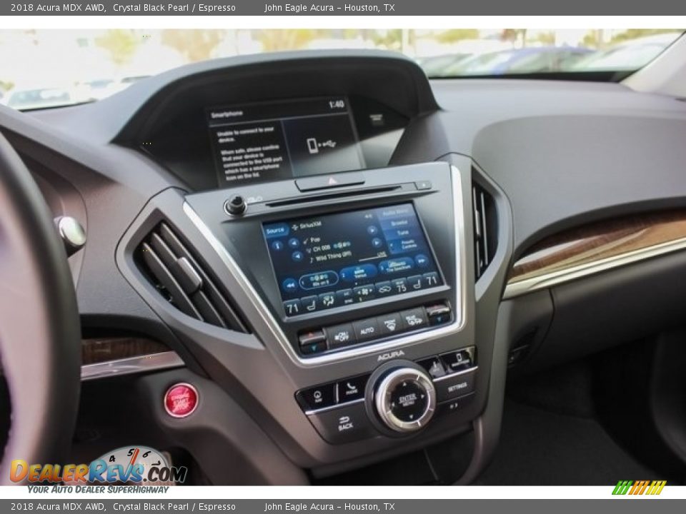 2018 Acura MDX AWD Crystal Black Pearl / Espresso Photo #35