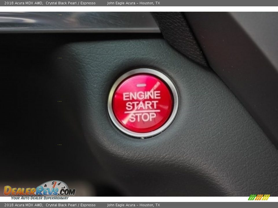 2018 Acura MDX AWD Crystal Black Pearl / Espresso Photo #36