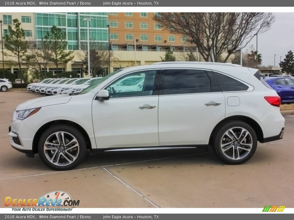 2018 Acura MDX White Diamond Pearl / Ebony Photo #4