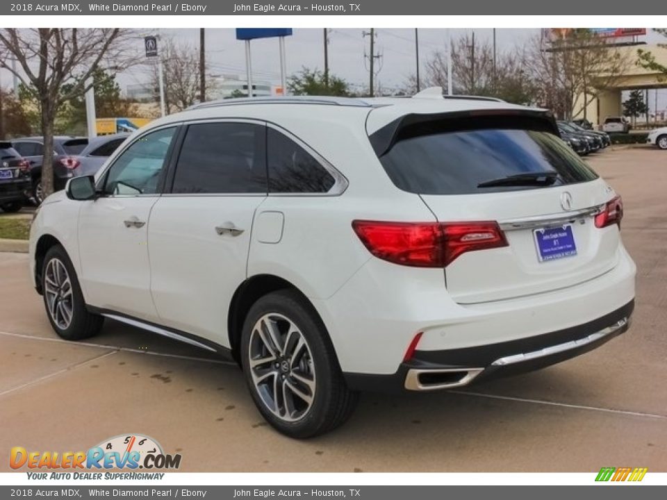 2018 Acura MDX White Diamond Pearl / Ebony Photo #5