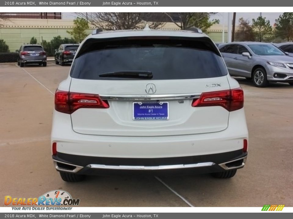 2018 Acura MDX White Diamond Pearl / Ebony Photo #6