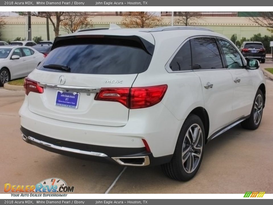 2018 Acura MDX White Diamond Pearl / Ebony Photo #7