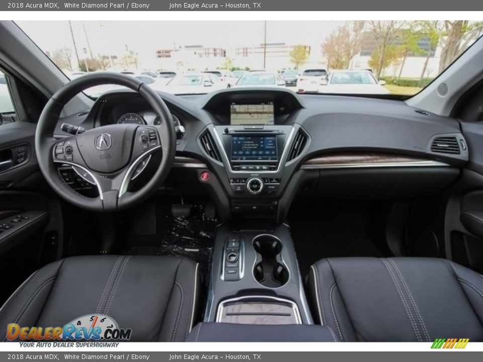 2018 Acura MDX White Diamond Pearl / Ebony Photo #9