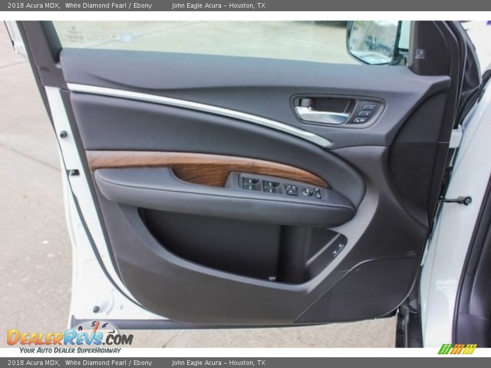 2018 Acura MDX White Diamond Pearl / Ebony Photo #12