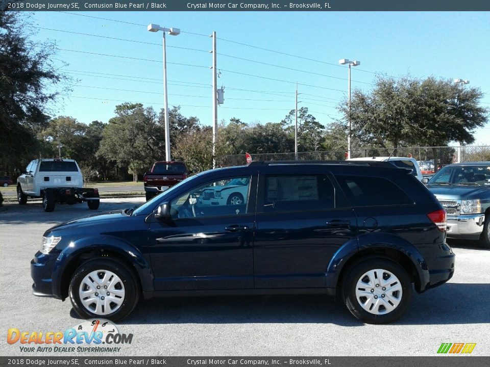 2018 Dodge Journey SE Contusion Blue Pearl / Black Photo #1