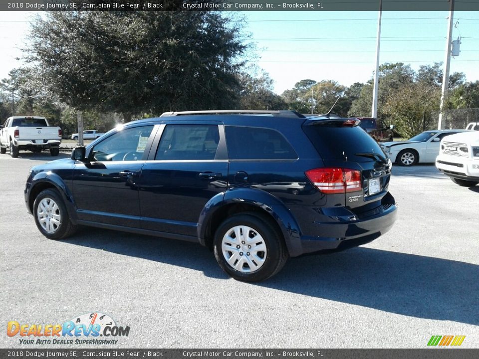 2018 Dodge Journey SE Contusion Blue Pearl / Black Photo #2