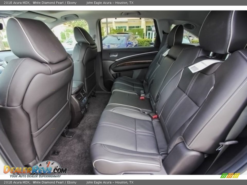 2018 Acura MDX White Diamond Pearl / Ebony Photo #18